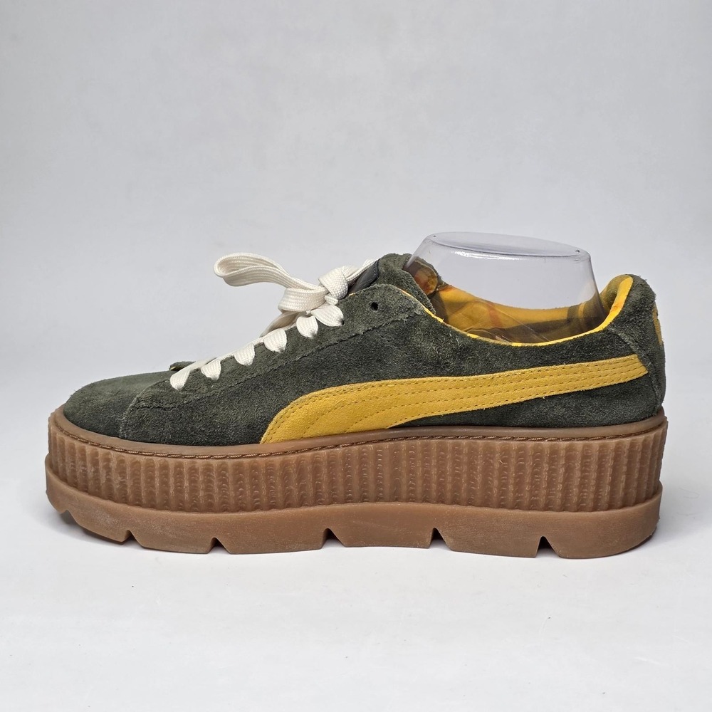 PUMA Fenty by Rihanna Cleated Creeper Suede Platform Sneakers Womens Sz 10 Shoes - Picture 5 of 12